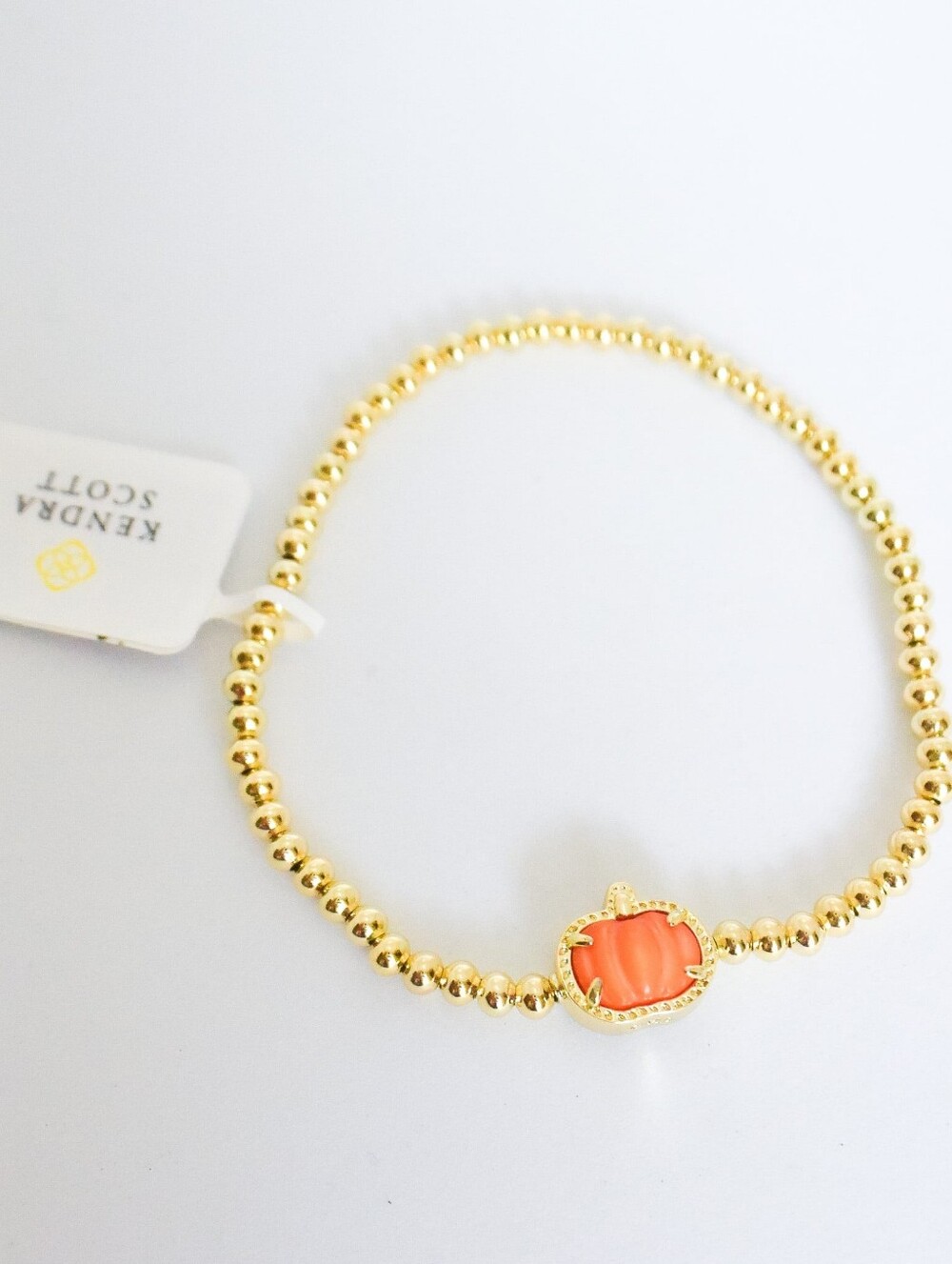*Kendra Scott* Pumpkin Gold Stretch Bracelet - NEW! - (rv: $50!)